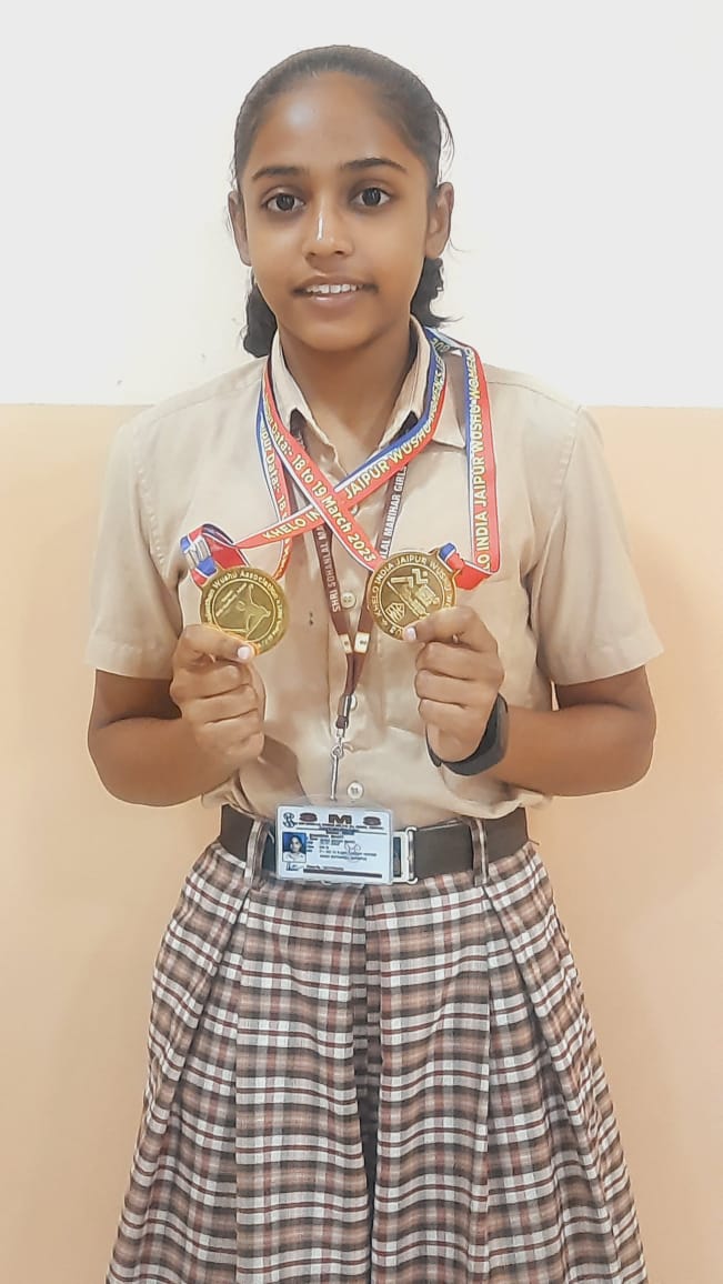 Ms. Manisha Bhati won two gold medals in 'Khelo India Tournament-2023' 